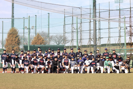 楽天雄平選手による野球教室開催